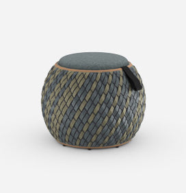 DEDON DALA Hocker klein, inkl. Dry+ Plush Sitzkissen