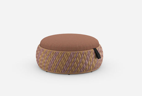 DEDON DALA Hocker groß, inkl. Dry+ Plush Sitzkissen