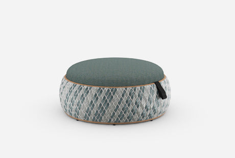 DEDON DALA Hocker groß, inkl. Dry+ Plush Sitzkissen