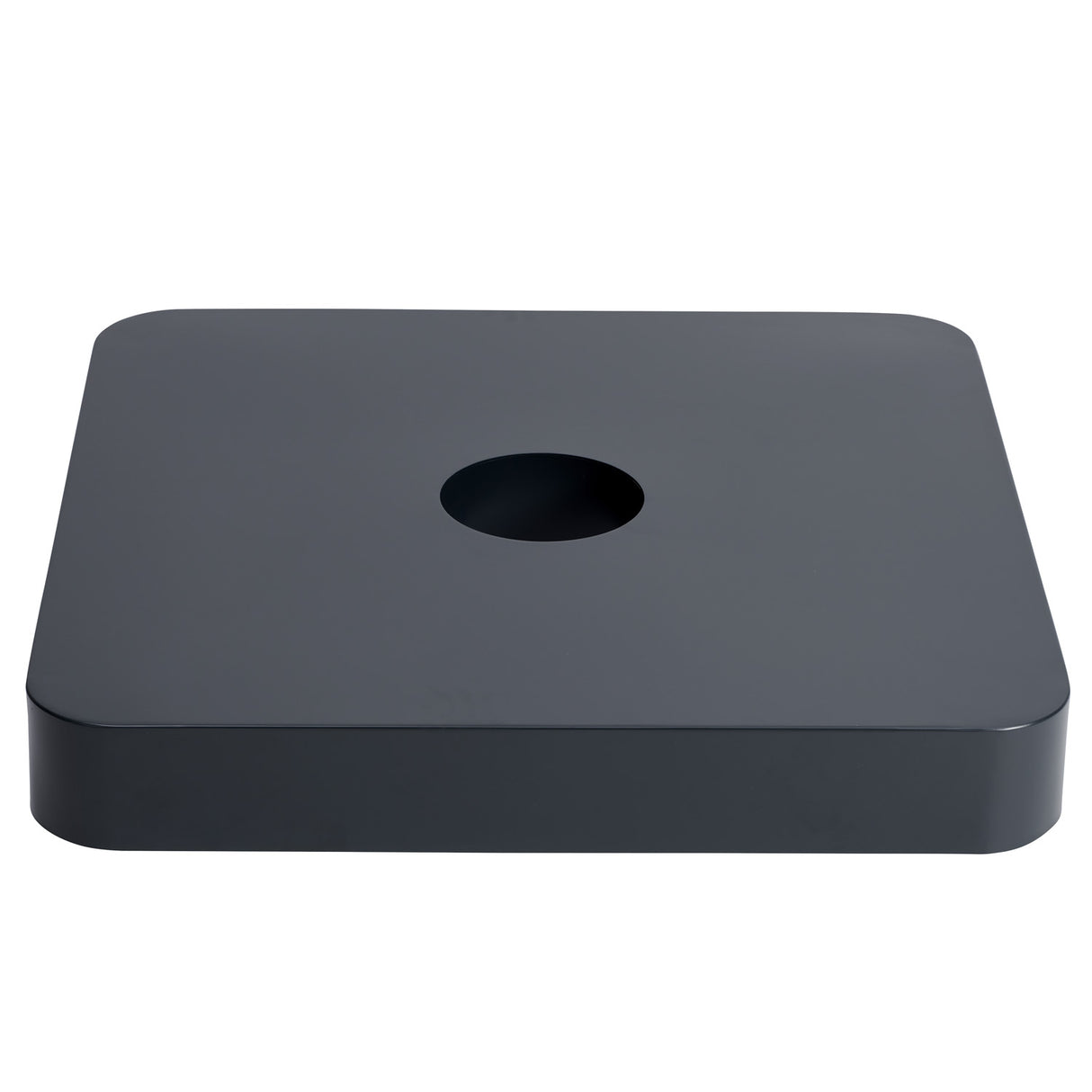 Glatz - Abdeckung, M4/M8/M16 Sockel, 240 kg, 110 x 110 x 12 cm, Aluminium, pulverbeschichtet anthrazit