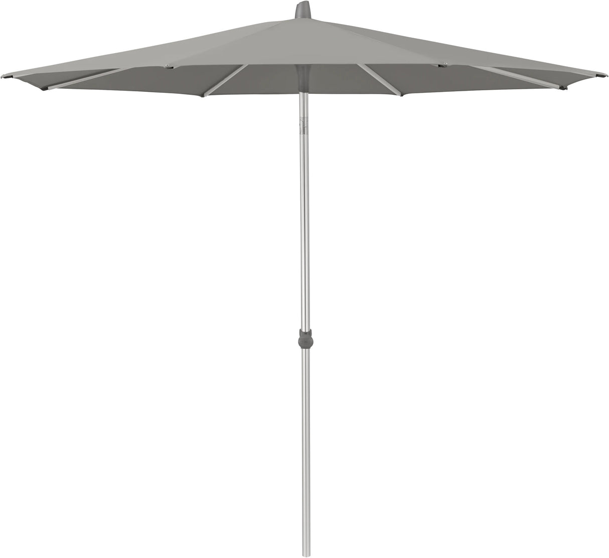 Glatz ALU-SMART Sonnenschirm, Gestell Aluminium natureloxiert - rund