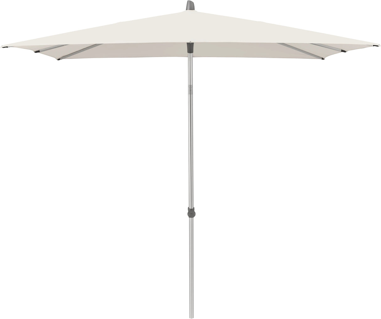 Glatz ALU-SMART Sonnenschirm, Gestell Aluminium natureloxiert - rechteckig