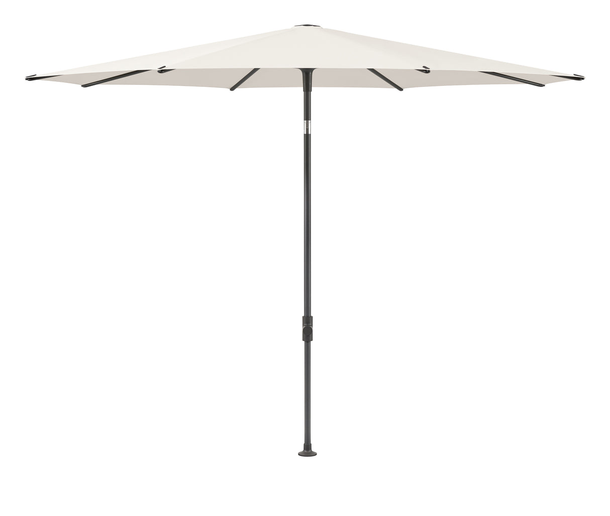 Glatz SMART Sonnenschirm anthrazit pulverbeschichtet - rund