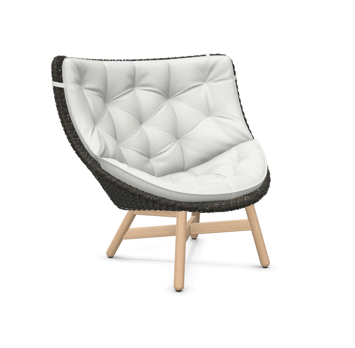 DEDON MBRACE Hochlehner Teak Gestell - Geflecht Arabica