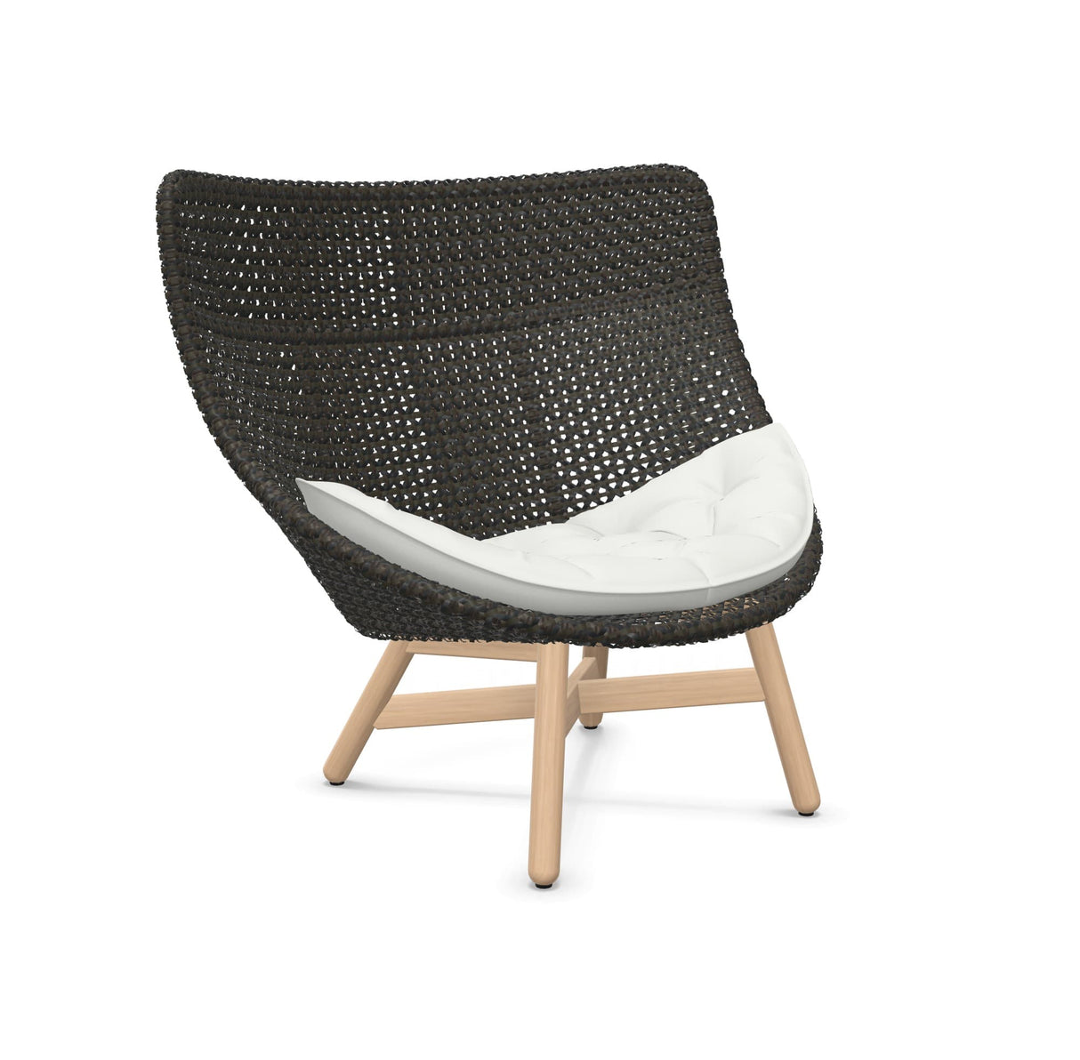 DEDON MBRACE Hochlehner Teak Gestell - Geflecht Arabica