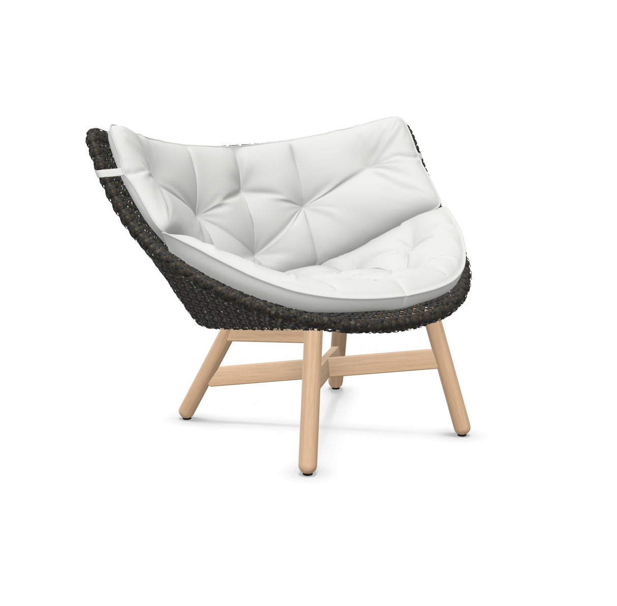 DEDON MBRACE Lounge Sessel Teak Gestell - Geflecht Arabica