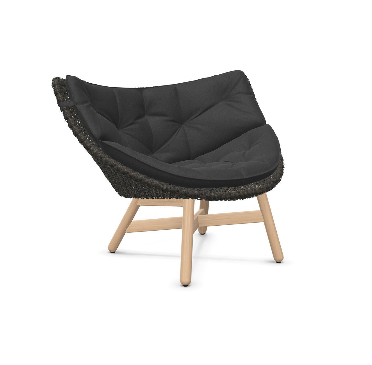 DEDON MBRACE Lounge Sessel Teak Gestell - Geflecht Arabica