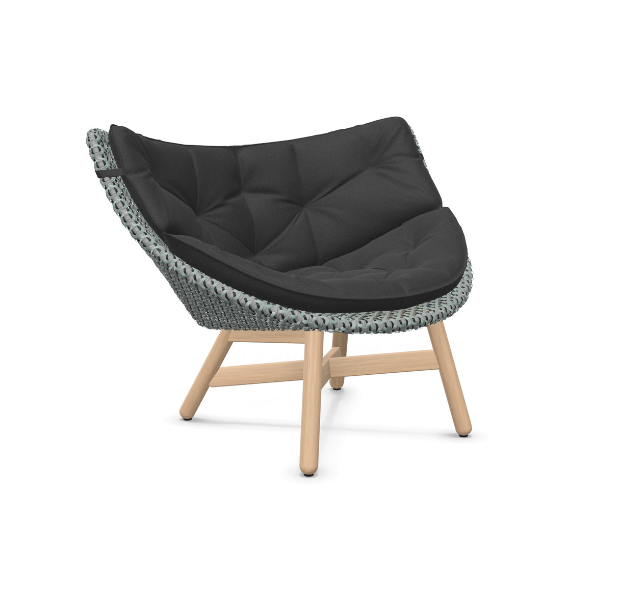 DEDON MBRACE Lounge Sessel Teak Gestell - Geflecht Baltic