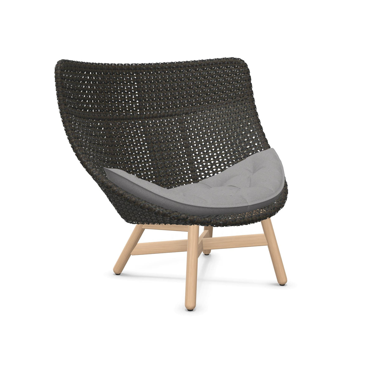 DEDON MBRACE Hochlehner Teak Gestell - Geflecht Arabica