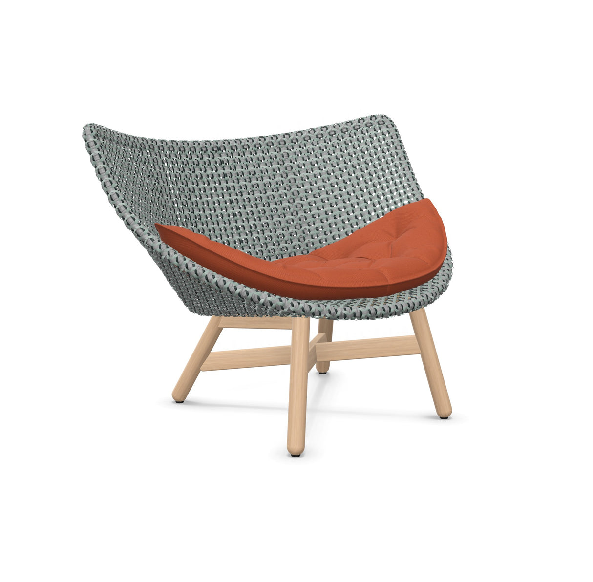 DEDON MBRACE Lounge Sessel Teak Gestell - Geflecht Baltic