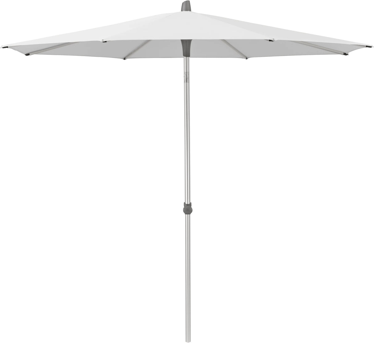 Glatz ALU-SMART Sonnenschirm, Gestell Aluminium natureloxiert - rund