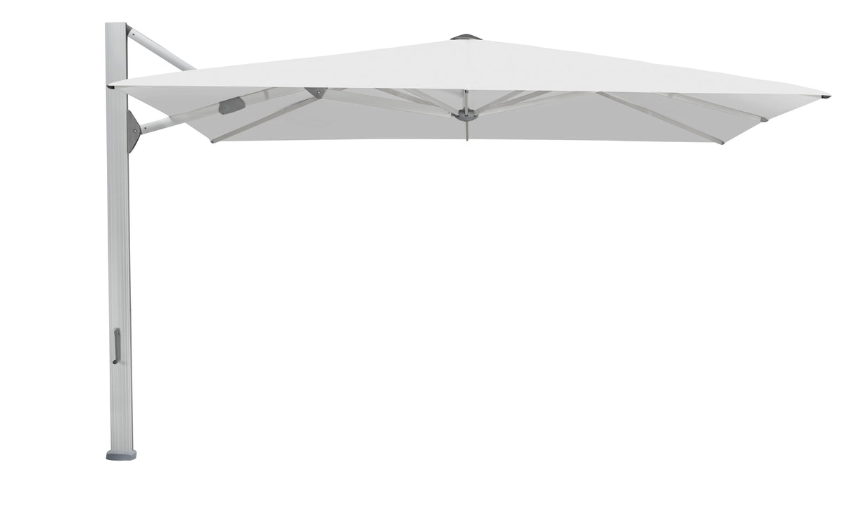 Glatz Gastronomieschirm - AMBIENTE NOVA, Gestell Aluminium natureloxiert, 350 x 350 cm & 400 x 400 cm, quadratisch