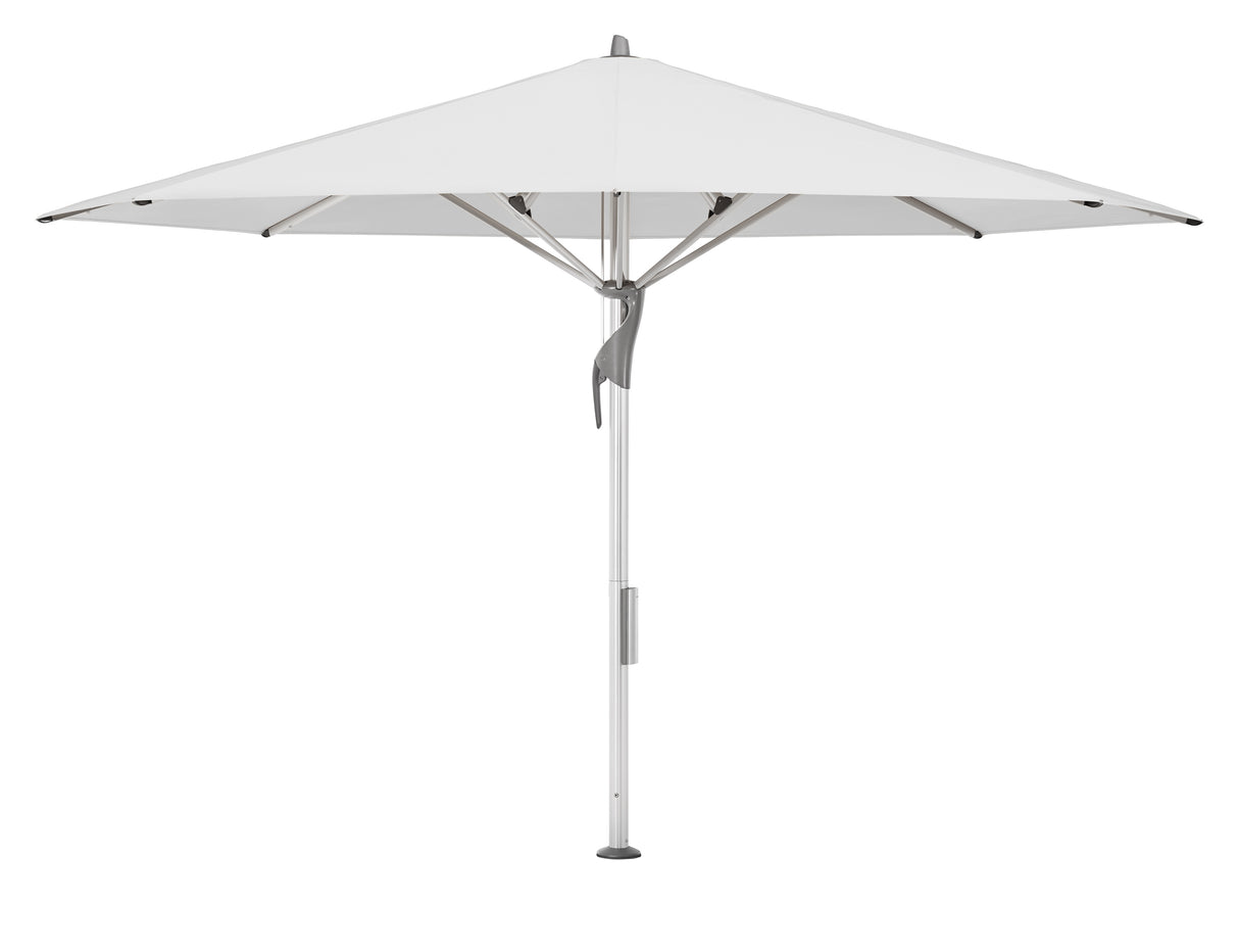 Glatz Gastronomieschirm - FORTELLO LED, Gestell Aluminium natureloxiert, Ø 400 cm , rund