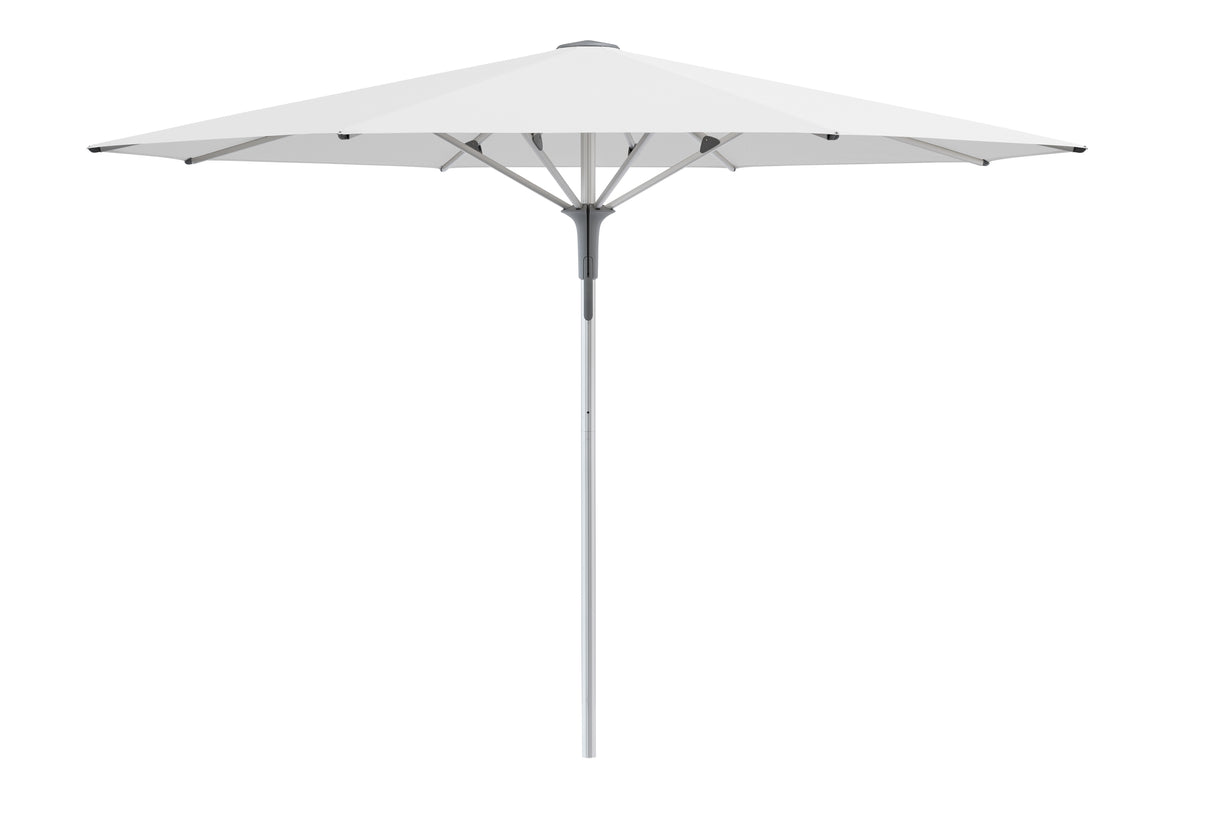 Glatz Gastronomieschirm - FORTERO Pro, Gestell Aluminium natureloxiert, Ø 350 cm, rund