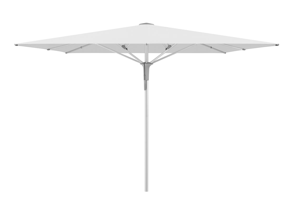 Glatz Gastronomieschirm - FORTERO Pro, Gestell Aluminium natureloxiert, 300 x 300 cm, quadratisch