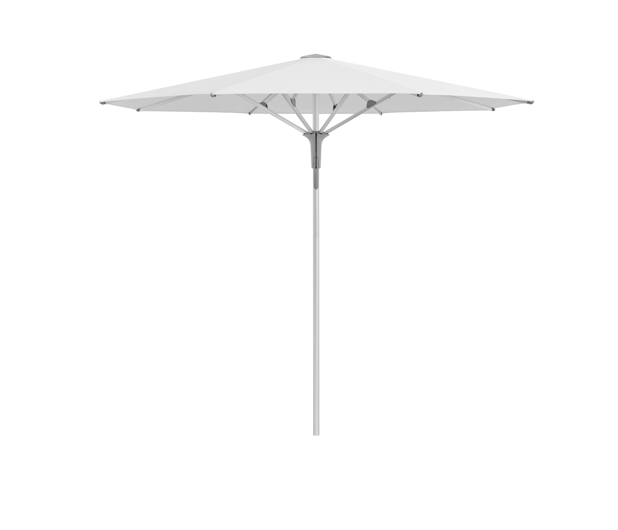 Glatz Gastronomieschirm - FORTINO Pro, Gestell Aluminium natureloxiert, Ø 250 cm - Ø 300 cm, rund