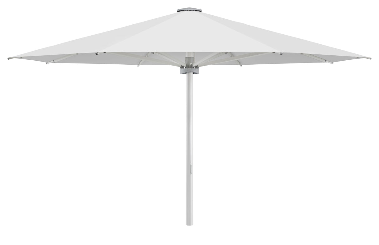 Glatz Großschirm - PALAZZO Noblesse/E, Gestell Aluminium natureloxiert, Ø 400 cm - Ø 700 cm, Motor - rund