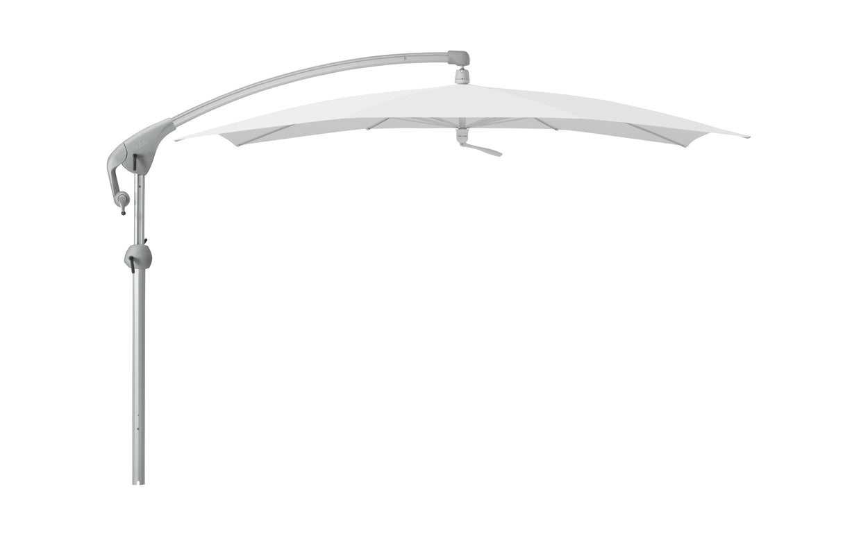 Glatz PENDALEX P+ Sonnenschirm, Gestell Aluminium natureloxiert - rechteckig