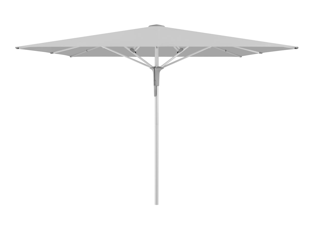 Glatz Gastronomieschirm - FORTERO Pro, Gestell Aluminium natureloxiert, 300 x 200 - 350 x 250 cm, rechteckig