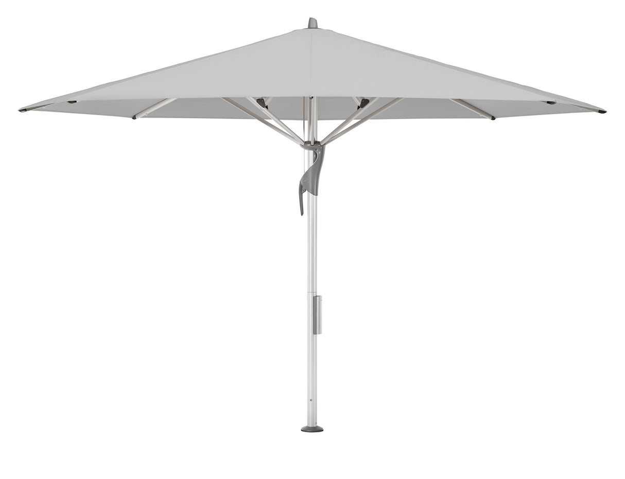 Glatz Gastronomieschirm - FORTELLO LED, Gestell Aluminium natureloxiert, Ø 400 cm , rund