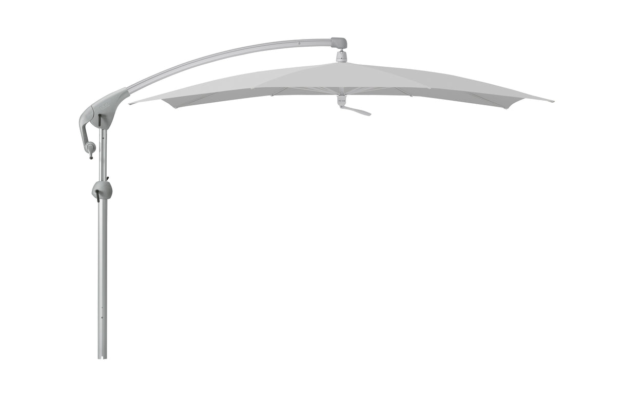 Glatz PENDALEX P+ Sonnenschirm, Gestell Aluminium natureloxiert - rechteckig