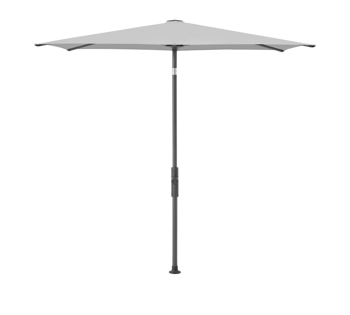 Glatz TWIST Sonnenschirm anthrazit pulverbeschichtet - quadratisch