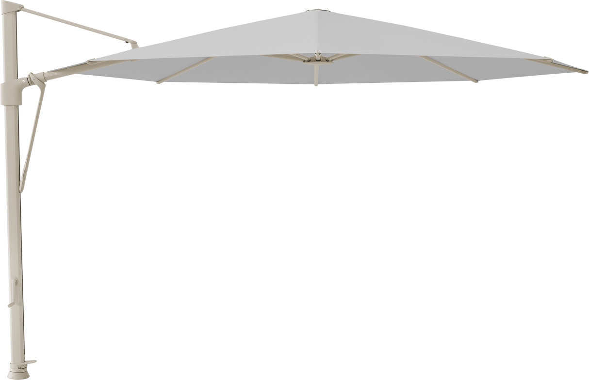 Glatz VITA Sfera Ampelschirm, Gestell Aluminium, seidengrau oder anthrazit pulverbeschichtet, Ø 375 cm