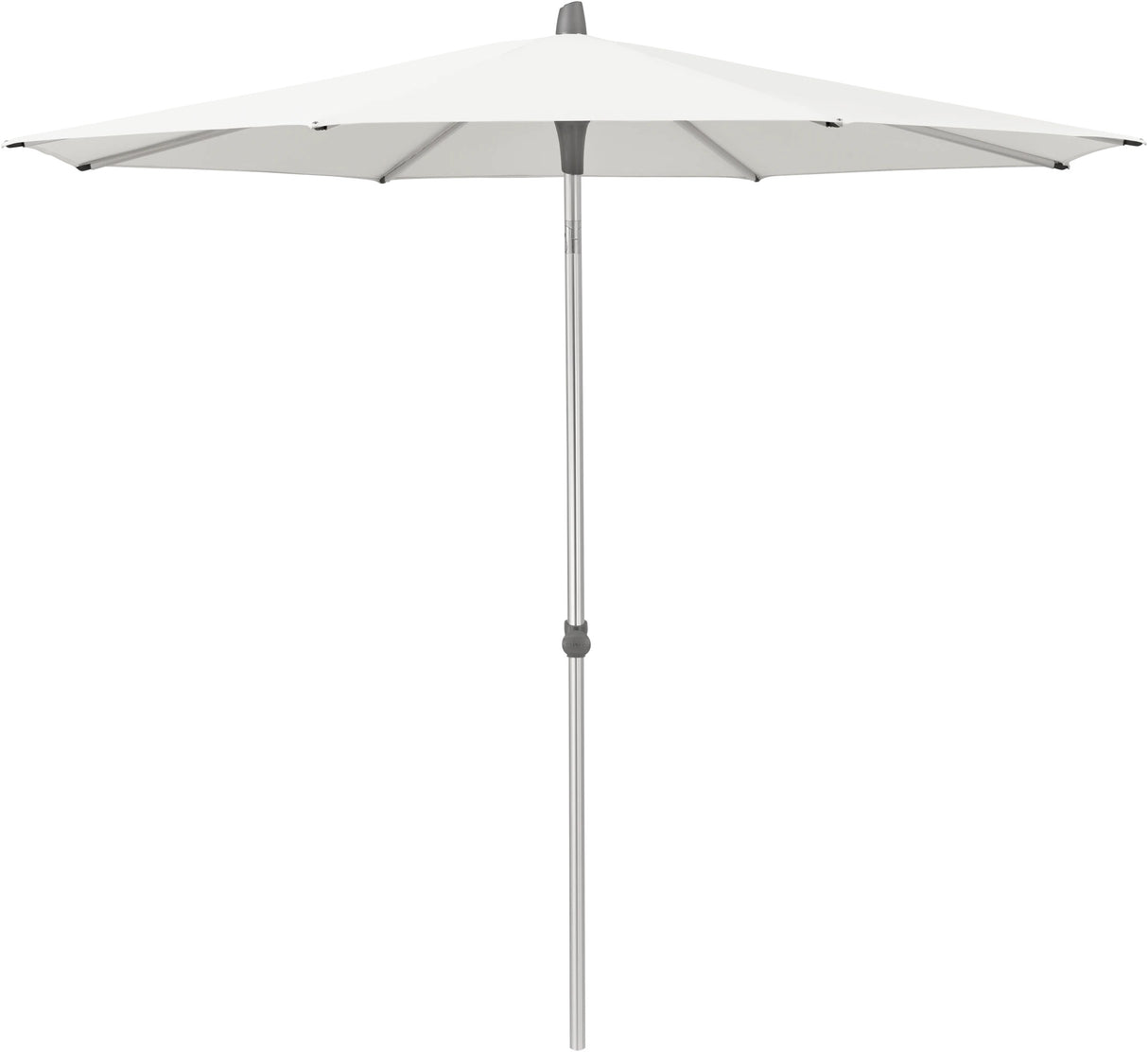 Glatz ALU-SMART Sonnenschirm, Gestell Aluminium natureloxiert - rund