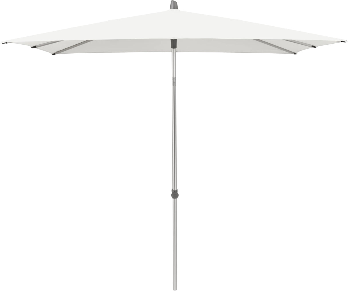 Glatz ALU-SMART Sonnenschirm, Gestell Aluminium natureloxiert- quadratisch