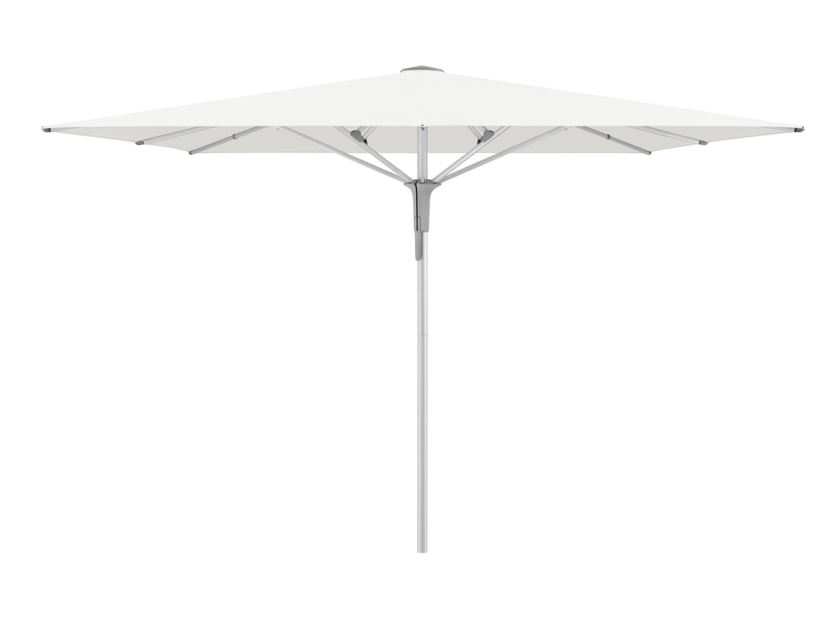 Glatz Gastronomieschirm - FORTERO Pro, Gestell Aluminium natureloxiert, 300 x 200 - 350 x 250 cm, rechteckig