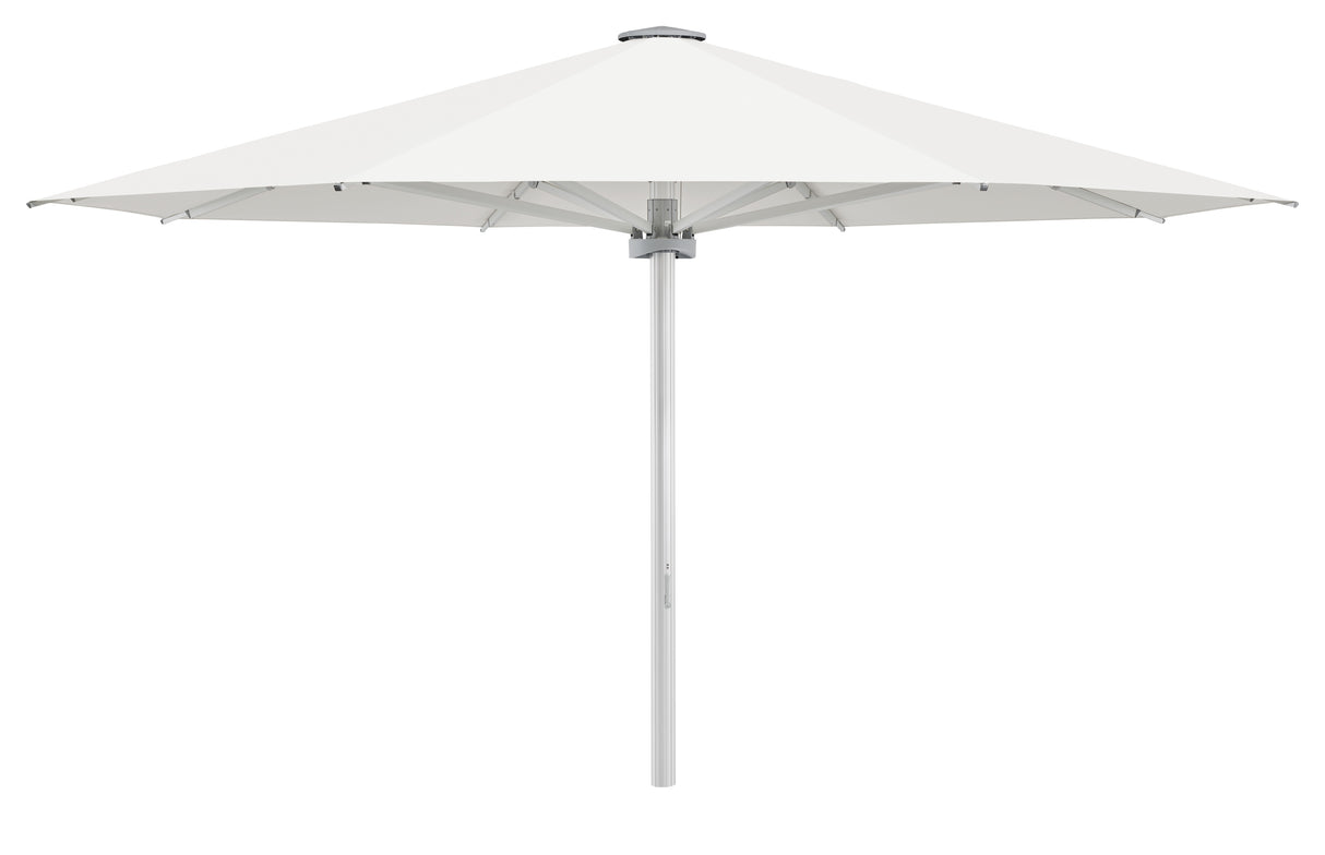 Glatz Großschirm - PALAZZO Noblesse/E, Gestell Aluminium natureloxiert, Ø 400 cm - Ø 700 cm, Motor - rund