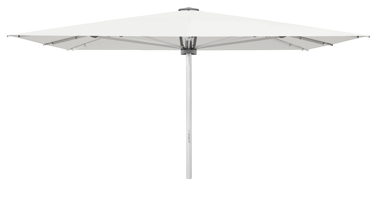 Glatz Großschirm - PALAZZO Noblesse/E, Gestell Aluminium natureloxiert, 450 x 350 cm - 600 x 500 cm, mit Motor - rechteckig