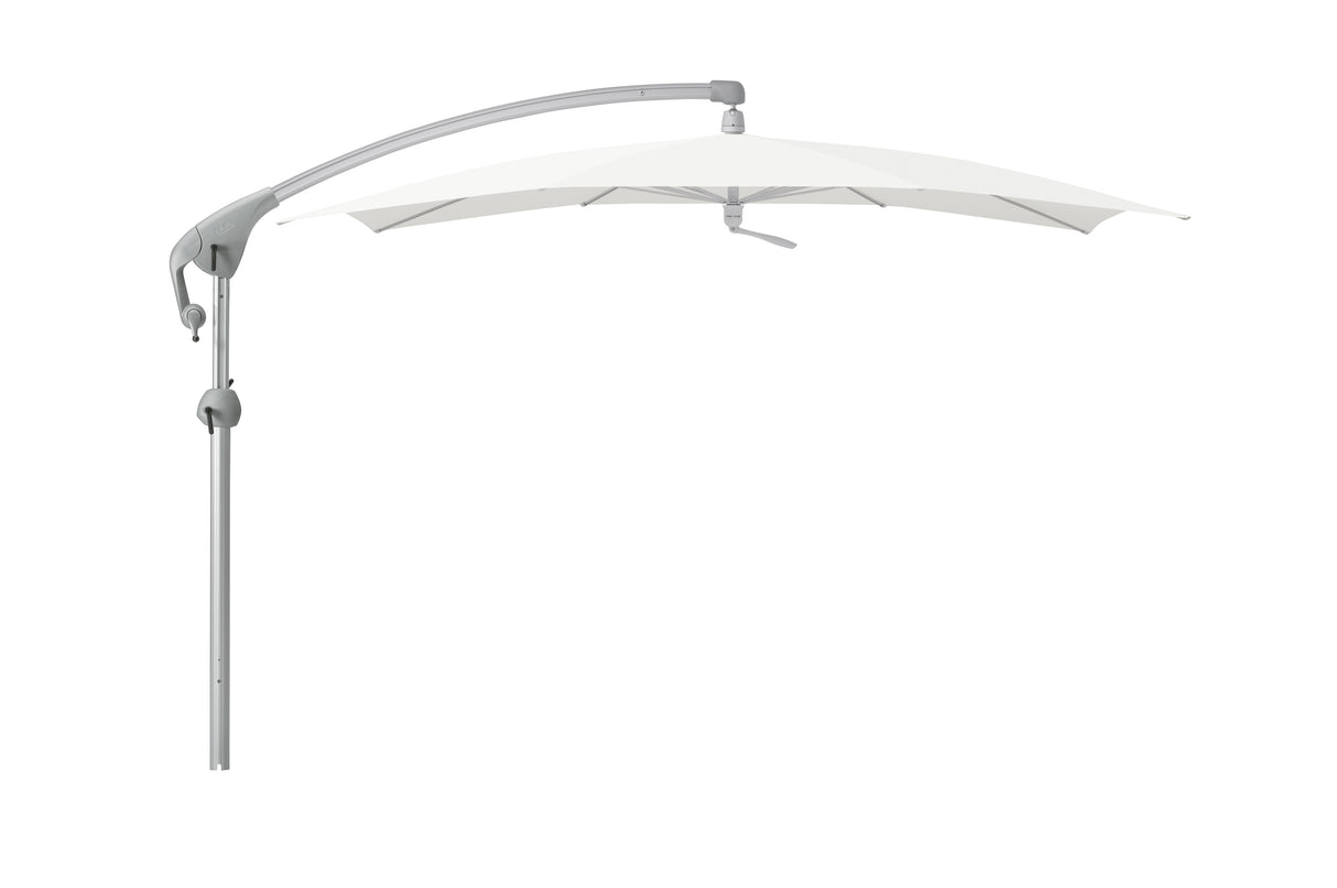 Glatz PENDALEX P+ Sonnenschirm, Gestell Aluminium natureloxiert - rechteckig