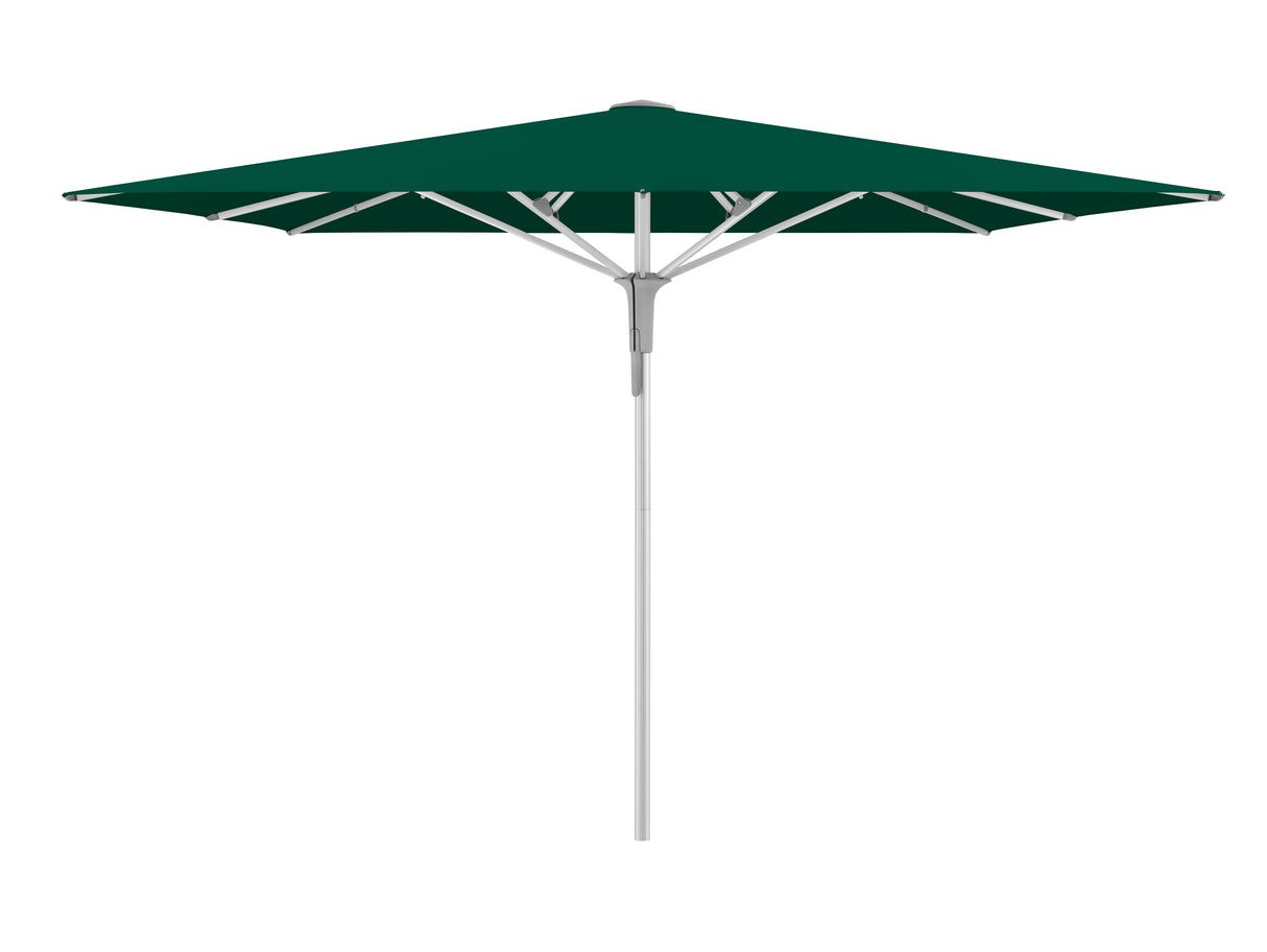 Glatz Gastronomieschirm - FORTERO Pro, Gestell Aluminium natureloxiert, 300 x 300 cm, quadratisch