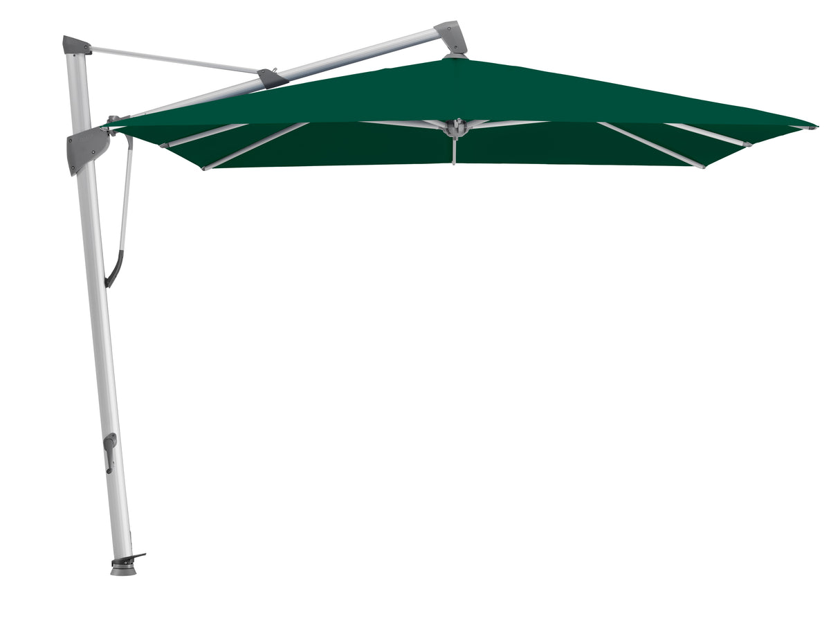 Glatz SOMBRANO Sonnenschirm, Gestell Aluminium natureloxiert - quadratisch