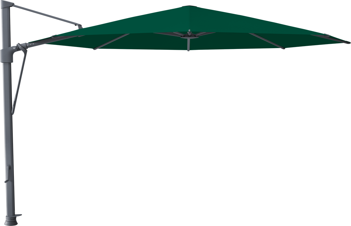 Glatz VITA Sfera Ampelschirm, Gestell Aluminium, seidengrau oder anthrazit pulverbeschichtet, Ø 375 cm