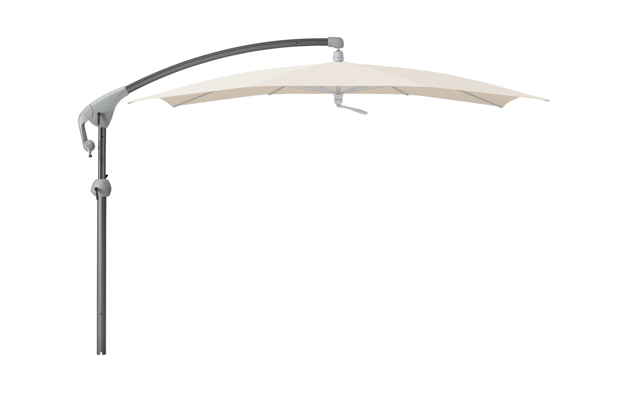 Glatz PENDALEX P+ Sonnenschirm, Gestell Aluminium, anthrazit pulverbechichtet- rechteckig