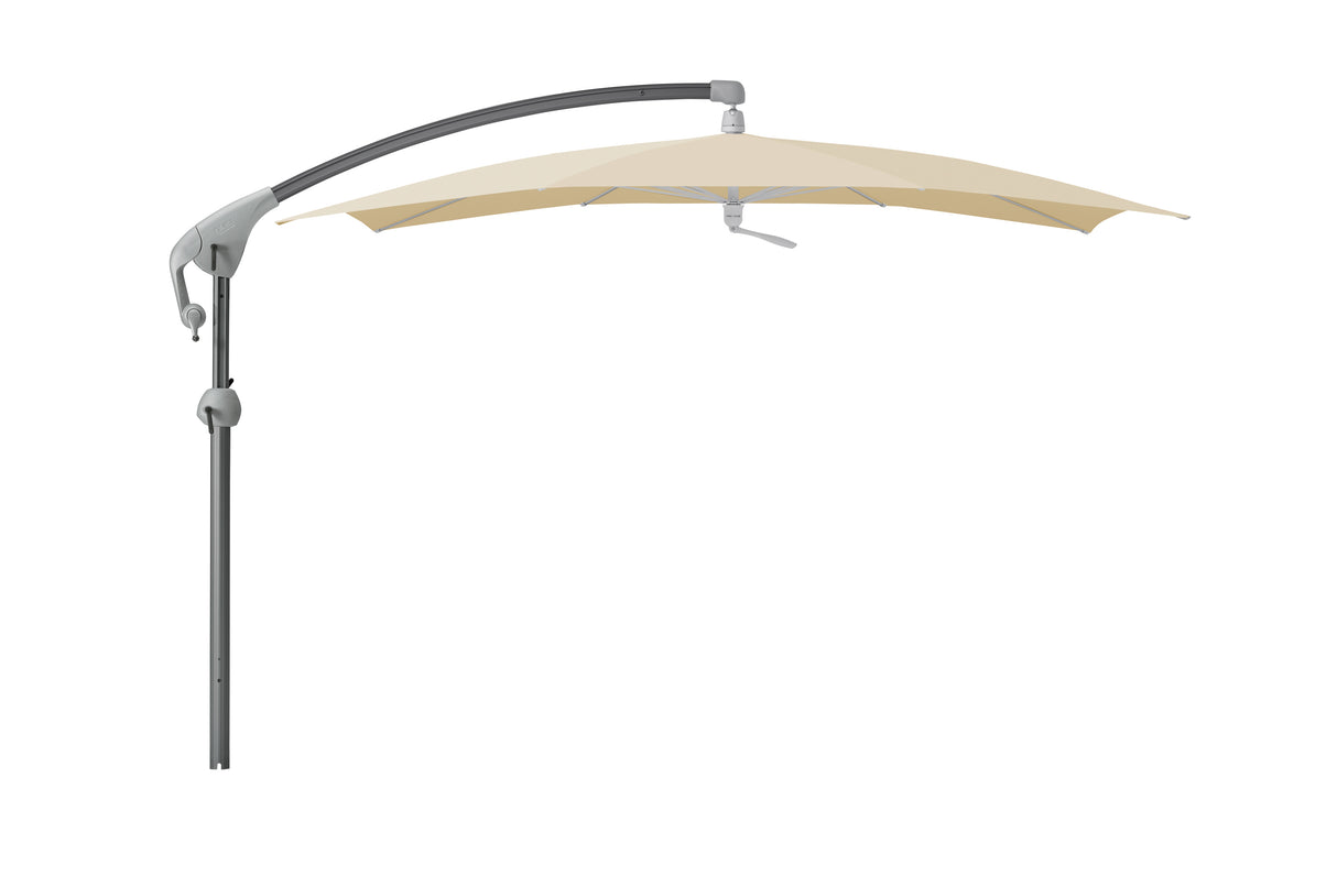 Glatz PENDALEX P+ Sonnenschirm, Gestell Aluminium, anthrazit pulverbechichtet- rechteckig