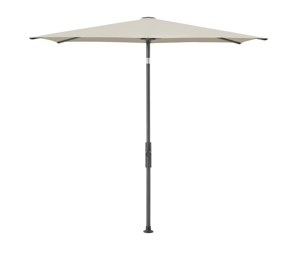 Glatz TWIST Sonnenschirm anthrazit pulverbeschichtet - rechteckig