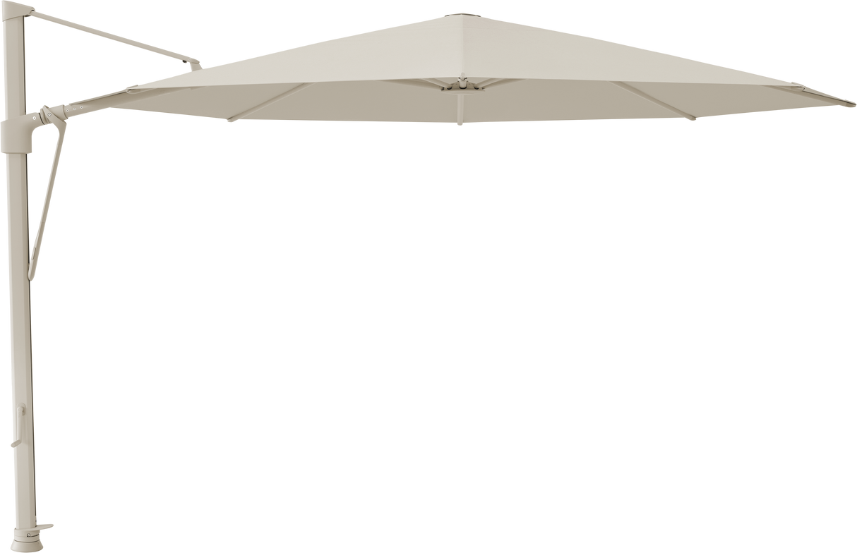 Glatz VITA Sfera Ampelschirm, Gestell Aluminium, seidengrau oder anthrazit pulverbeschichtet, Ø 375 cm