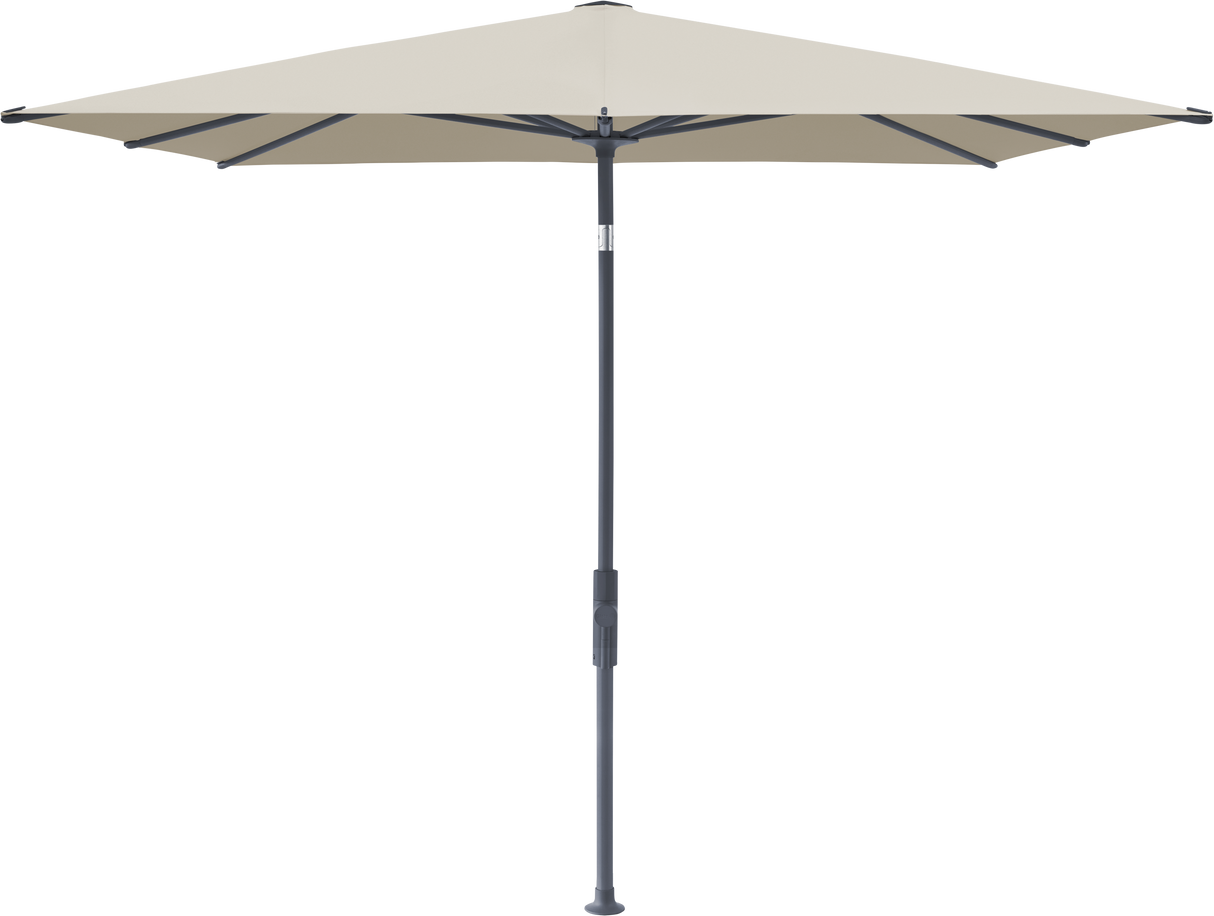 Glatz VITA Torna - Sonnenschirm - Gestell Aluminium, seidengrau oder anthrazit pulverbeschichtet, 240 x 240,210 x 150 & 250 x 200 cm