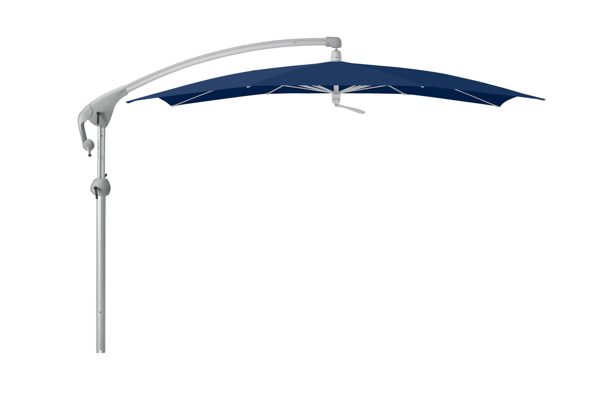 Glatz PENDALEX P+ Sonnenschirm, Gestell Aluminium natureloxiert - rechteckig