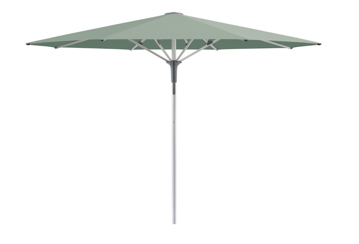 Glatz Gastronomieschirm - FORTERO Pro, Gestell Aluminium natureloxiert, Ø 350 cm, rund