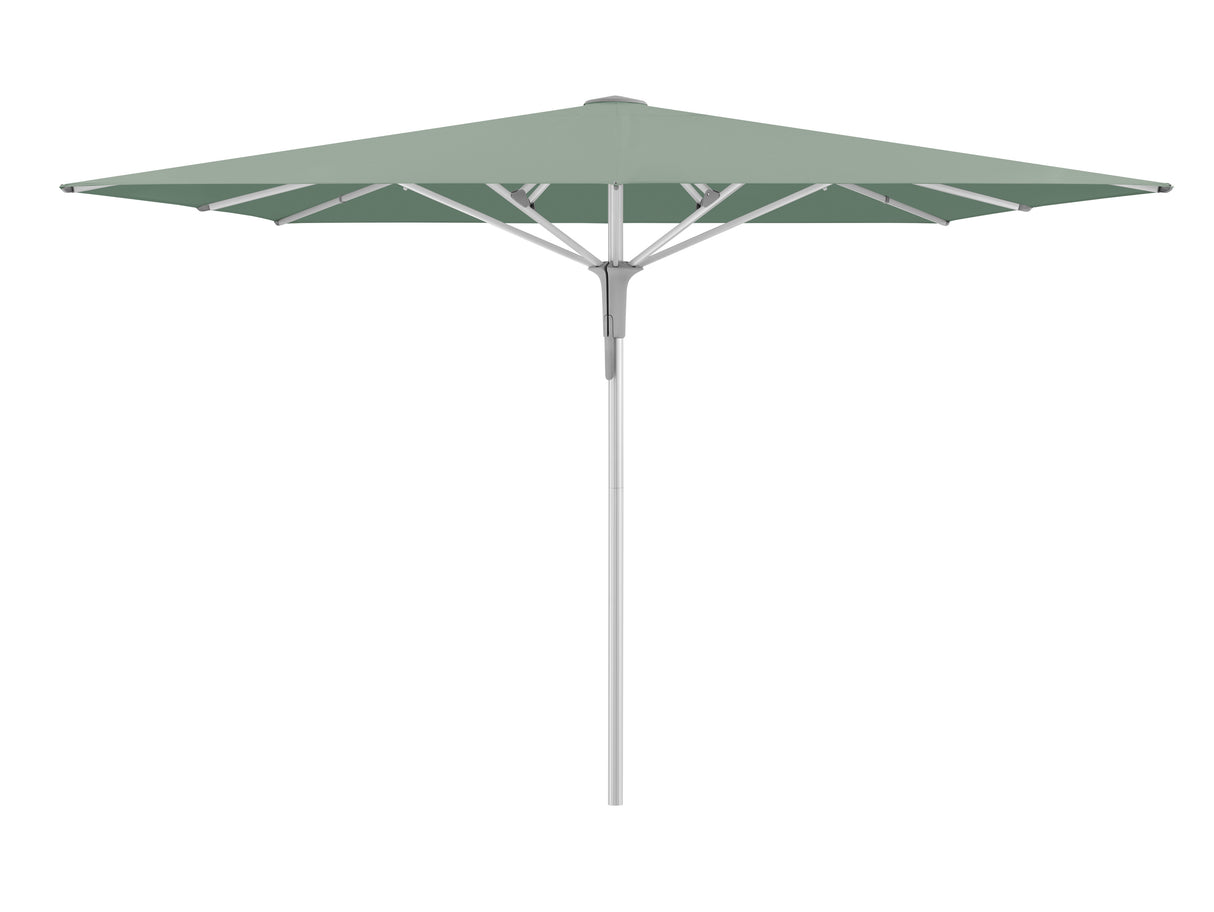 Glatz Gastronomieschirm - FORTERO Pro, Gestell Aluminium natureloxiert, 300 x 300 cm, quadratisch