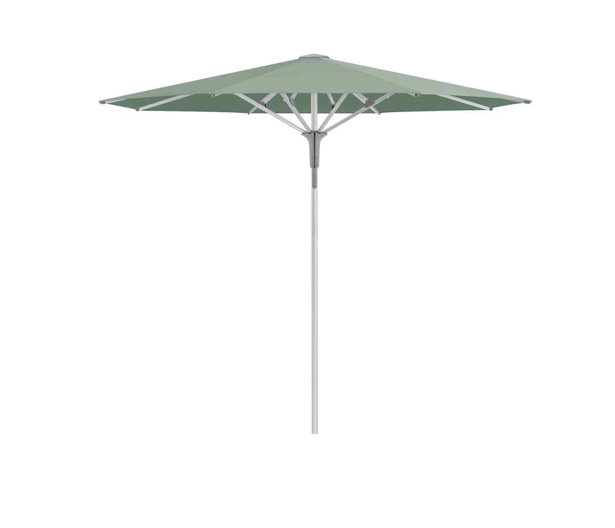 Glatz Gastronomieschirm - FORTINO Pro, Gestell Aluminium natureloxiert, Ø 250 cm - Ø 300 cm, rund