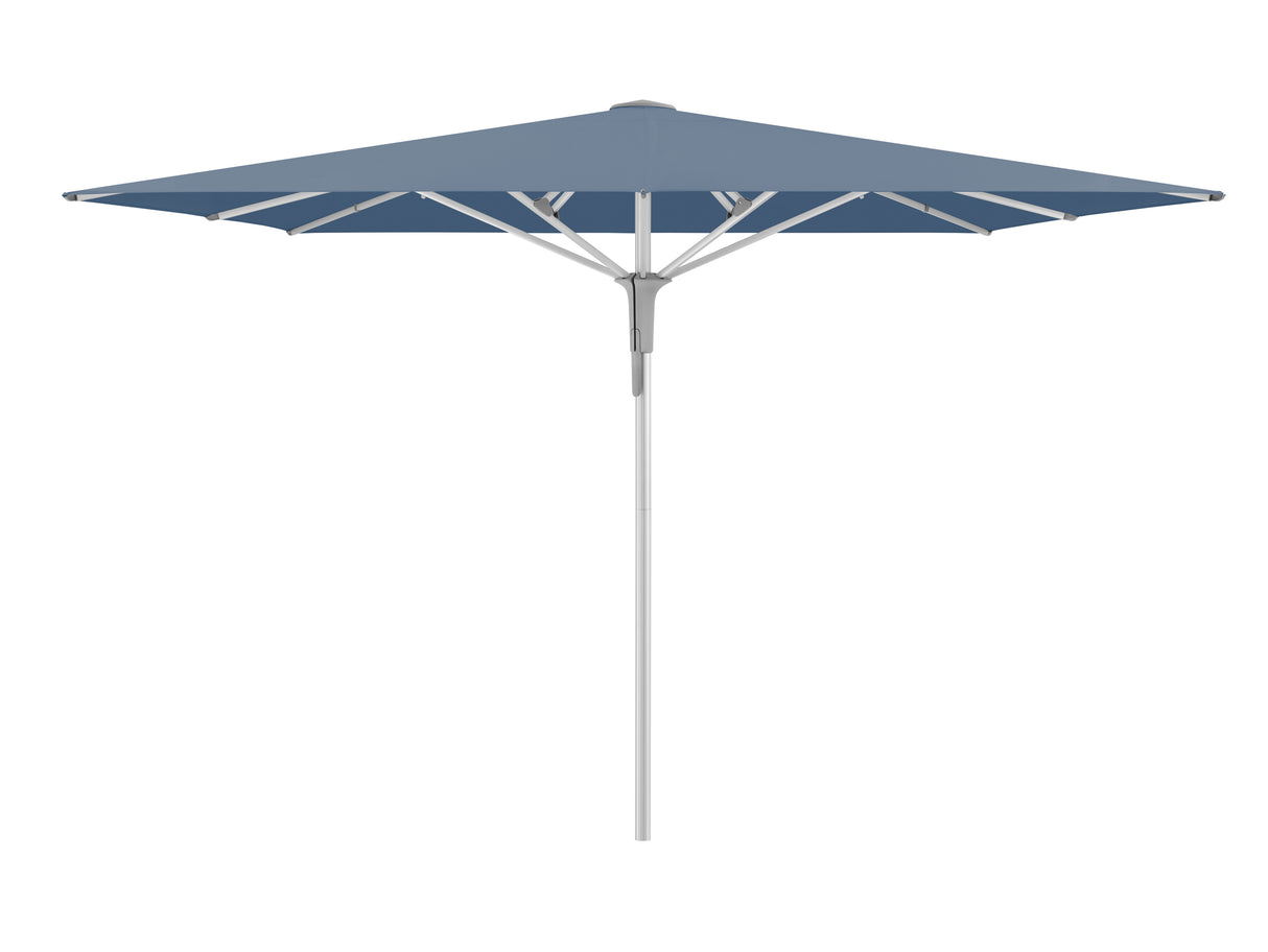 Glatz Gastronomieschirm - FORTERO Pro, Gestell Aluminium natureloxiert, 300 x 300 cm, quadratisch