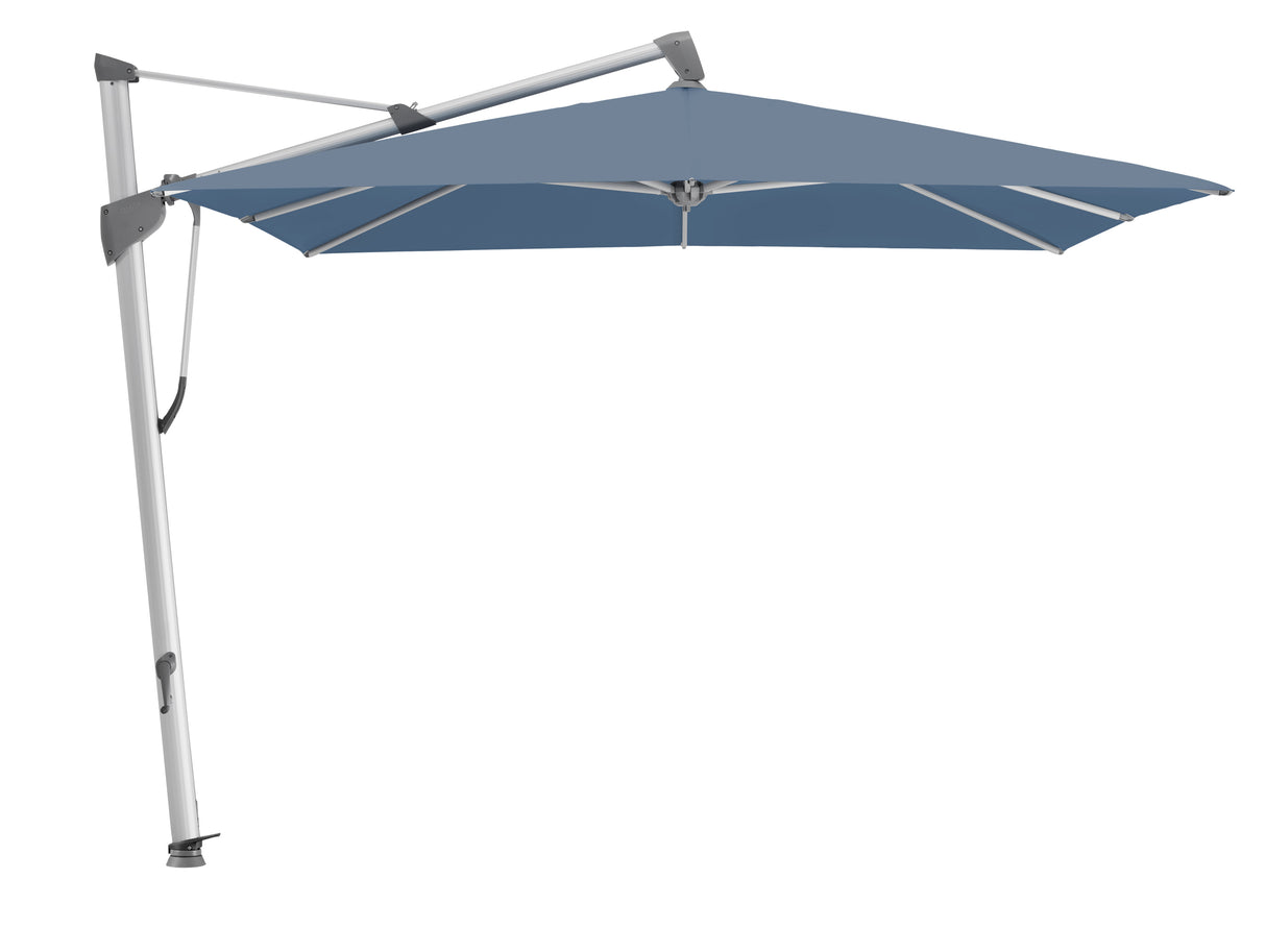 Glatz SOMBRANO Sonnenschirm, Gestell Aluminium natureloxiert - quadratisch