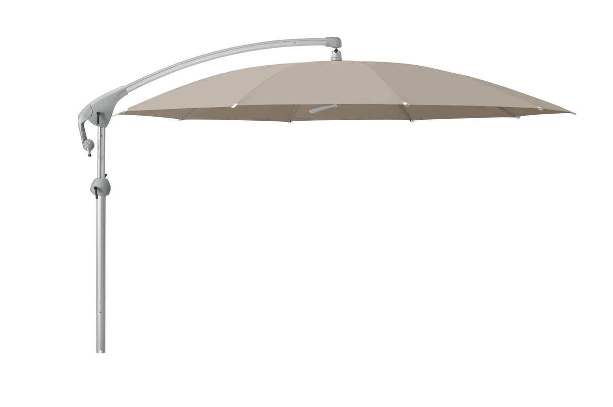 Glatz PENDALEX P+ Sonnenschirm, Gestell Aluminium natureloxiert - rund