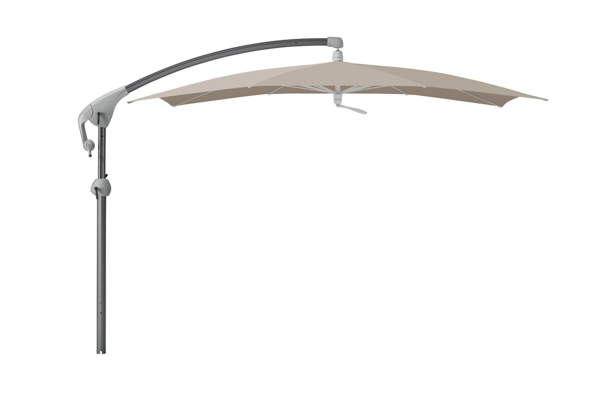 Glatz PENDALEX P+ Sonnenschirm, Gestell Aluminium, anthrazit pulverbechichtet- rechteckig