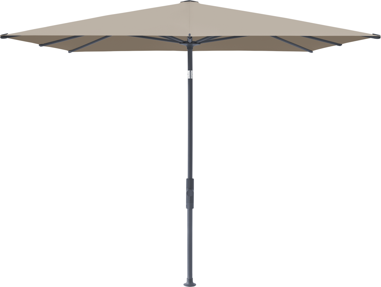 Glatz VITA Torna - Sonnenschirm - Gestell Aluminium, seidengrau oder anthrazit pulverbeschichtet, 240 x 240,210 x 150 & 250 x 200 cm
